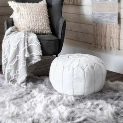 Outlet 😉 nuLOOM Handmade Moroccan Leather Filled Ottoman Pouf 😍 -nuLOOM Boutique 017d93d385e942fdb8edfebb1486d32c 1080x