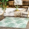 Best Sale 😀 nuLOOM Tropical Palm Indoor/Outdoor Area Rug 🥰