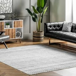 Hot Sale 🔥 nuLOOM Kira Machine Washable Tribal Geometric Area Rug 😍