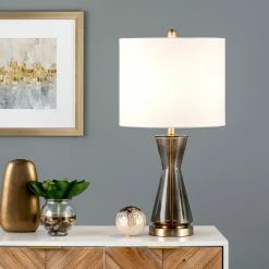 nuLOOM Boutique 4 Discount ๐ nuLOOM Barraw 27" Glass Table Lamp ๐คฉ