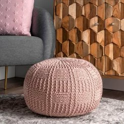 Best Sale ✨ nuLOOM Berlin Casual Knitted Filled Ottoman Pouf ⌛ -nuLOOM Boutique 17331a62c97243b88b8f69f77a4590d6 1080x