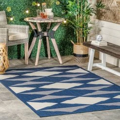 Best Pirce ✔️ nuLOOM Mickey Geometric Indoor/Outdoor Area Rug 😀