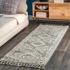 New ✔️ nuLOOM Vasiliki Moroccan Tribal Tassel Area Rug 🎁