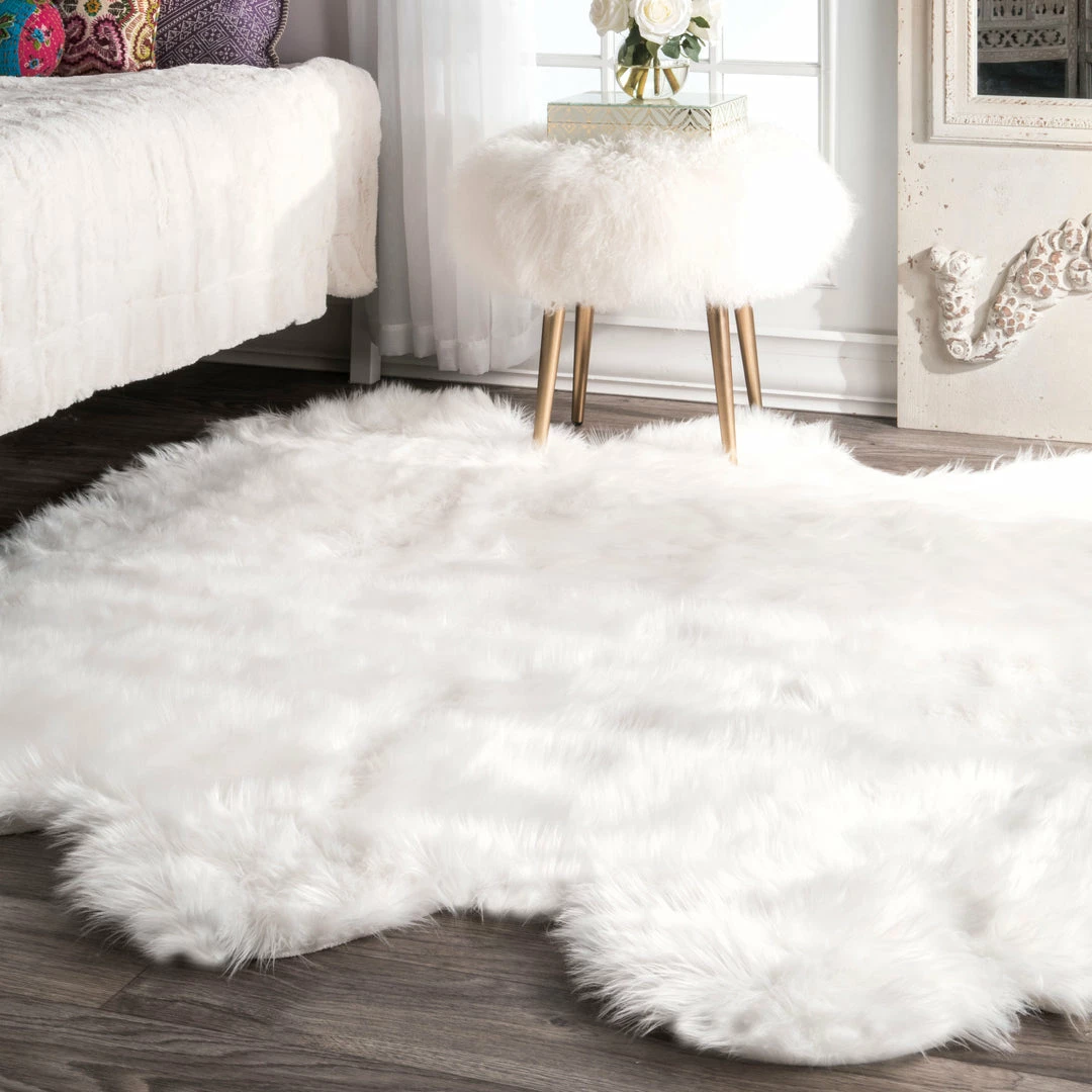 Discount 🎉 nuLOOM Deonna Faux Sheepskin Sexto Shaggy Area Rug 😉 3 Discount 🎉 nuLOOM Deonna Faux Sheepskin Sexto Shaggy Area Rug 😉