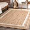 Cheap 🔥 nuLOOM Braided Rikki Border Jute Area Rug 👏