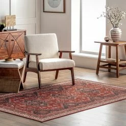 Best reviews of 🥰 nuLOOM Kathryn Machine Washable Traditional Rustic Area Rug 😉