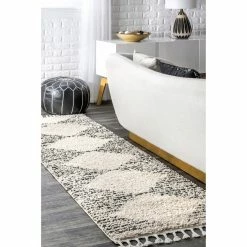 Best deal 🎉 nuLOOM Bria Moroccan Diamond Tassel Area Rug 🔥