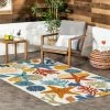 Brand new 🌟 nuLOOM Kourtney Nautical Starfish Indoor/Outdoor Area Rug ⭐