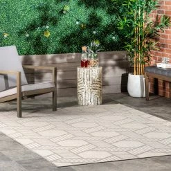 Best deal 🎉 nuLOOM Milania Geometric Lattice Indoor/Outdoor Area Rug ✔️