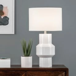New 🎉 nuLOOM Bradley 21" Ceramic Table Lamp ✨