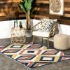New 🥰 nuLOOM Salena Transitional Diamond Indoor/Outdoor Area Rug 🔥