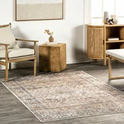 Hot Sale 😀 nuLOOM Britt Persian Stain-Resistant Machine Washable Area Rug 🎉 -nuLOOM Boutique 6bad35ac0c2546d388bbe8b2a34efbc3 330e5d87 064f 4422 b5bd efa83f3363ba 1080x