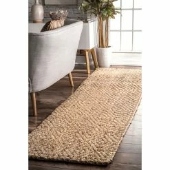 Budget 😉 nuLOOM Alanna Diamond Jute Area Rug 😍