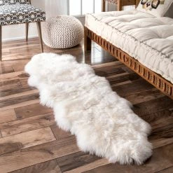 Top 10 🔔 nuLOOM Hand Made Due Sheepskin Area Rug 🛒