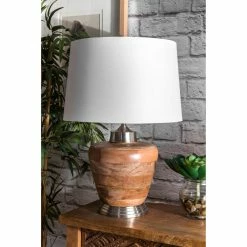 nuLOOM Boutique 14 Deals ๐ nuLOOM Blaine 21" Wood Table Lamp โค๏ธ