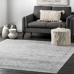 Wholesale 👏 nuLOOM Hart Machine Washable Abstract Tribal Area Rug 👍