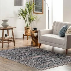Best Pirce ⭐ nuLOOM Beverly Machine Washable Global Inspired Area Rug 🌟