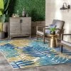 Buy 🎉 nuLOOM Molly Textured Tropical Leaves Indoor/Outdoor Area Rug 🎁