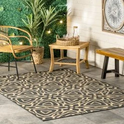 Promo 🔥 nuLOOM Dakota Geometric Indoor/Outdoor Area Rug 😉