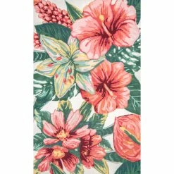 Budget 🎁 nuLOOM Contemporary Floral Sabrina Area Rug 🥰 -nuLOOM Boutique 7d16418613384067ad41272cbc823426 2dc66b98 c949 473d b59c 84e7a5758592 1080x