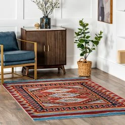 Brand new 🥰 nuLOOM Naoma Southwestern Machine Washable Area Rug 🌟