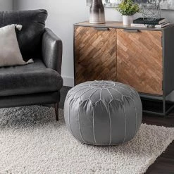 Deals 🎁 nuLOOM Classic Moroccan Faux Leather Filled Ottoman Pouf 🎉 -nuLOOM Boutique 8702993952b346648d6de26c3257ea3d 1080x