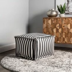 Hot Sale ⌛ nuLOOM Porto Striped Indoor/Outdoor Filled Ottoman Pouf 👏 -nuLOOM Boutique 899570dc6a4b43ac94825f2fbdc6d9cd 1080x