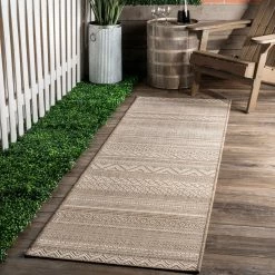 New 🔔 nuLOOM Erlinda Tribal Outdoor Area Rug 😀