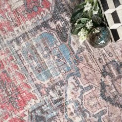 Best Pirce 👍 nuLOOM Jessie Machine Washable Distressed Traditional Medallion Area Rug 🛒 -nuLOOM Boutique 8cf24a6a94b349a9b2ae58a82dbb7d97 35ab44a5 41ce 471d 9a47 c07f4ea68017 1080x