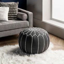 Deals ๐ nuLOOM Classic Moroccan Cotton Filled Ottoman Pouf ๐งจ