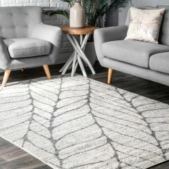 Best reviews of 🧨 nuLOOM Boyce Contemporary Leaves Area Rug 🧨