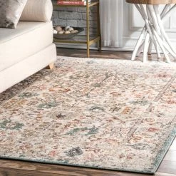 Promo ⭐ nuLOOM Lenore Vintage Floral Area Rug 🤩