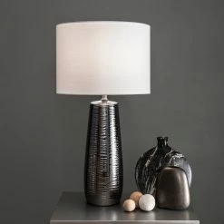 New ✨ nuLOOM Globe 26" Ceramic Table Lamp ⭐