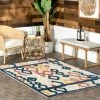 Cheap 🔔 nuLOOM Aiko Geometric Moroccan Indoor/Outoor Area Rug 🌟