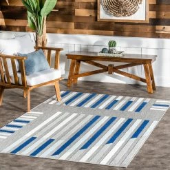 Outlet ❤️ nuLOOM Adali Contemporary Striped Indoor/Outdoor Area Rug 👏 -nuLOOM Boutique b9ddb109d30848258c01dfb5eb16b69c cfb94b91 0d65 4b14 907a d1a64b08e890 1080x