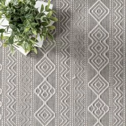 Wholesale 👏 nuLOOM Devon Geometric Stiped Indoor/Outdoor Area Rug 🧨 -nuLOOM Boutique bffef57565294d2b9503b0233ee6ca28 2389f72b c7f1 495e 874c aa01e7dcccf5 1080x