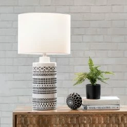 nuLOOM Boutique 24 Brand new ๐ nuLOOM Yuma 24" Ceramic Table Lamp ๐