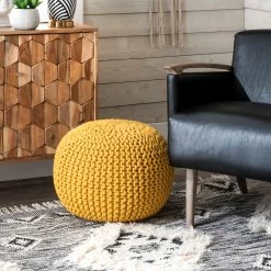 Buy 🥰 nuLOOM Ling Round Knit Filled Ottoman Pouf 🎁 -nuLOOM Boutique c781f6a4179f4ffd8f699283ec3eb648 1080x