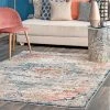 Promo 🎁 nuLOOM Sawyer Distressed Medallion Area Rug ⌛
