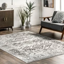 Best deal ✨ nuLOOM Serena Machine Washable Distressed Traditional Area Rug ❤️