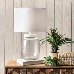 nuLOOM Boutique 17 Cheapest ๐ nuLOOM Haines 20" Glass Table Lamp ๐