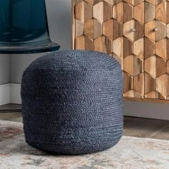 Wholesale 🎁 nuLOOM Bristol Braided Solid Jute Filled Ottoman Pouf 🌟 -nuLOOM Boutique e13187b18a5a43fc852ee80de8f58c35 1080x