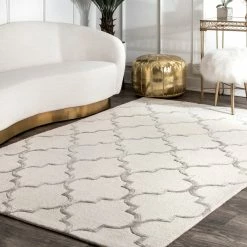 New ⌛ nuLOOM Hand Tufted Park Avenue Trellis Area Rug 🔥