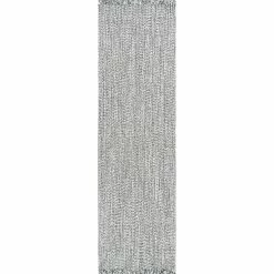Flash Sale 👏 nuLOOM Braided Courtney Tassel Indoor/Outdoor Area Rug 🥰