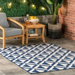 Outlet ✨ nuLOOM Nara Abstract Geometric Indoor/Outdoor Area Rug 🥰