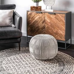 Best Sale ✨ nuLOOM Berlin Casual Knitted Filled Ottoman Pouf ⌛ -nuLOOM Boutique f029e9fc1eff4b5184c341f63ae41e76 1080x