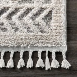 Outlet 🎉 nuLOOM Ansley Soft Lattice Textured Tassel Area Rug 🥰 -nuLOOM Boutique fc89f3525cca4b44a0928cec0a43d3e7 1080x